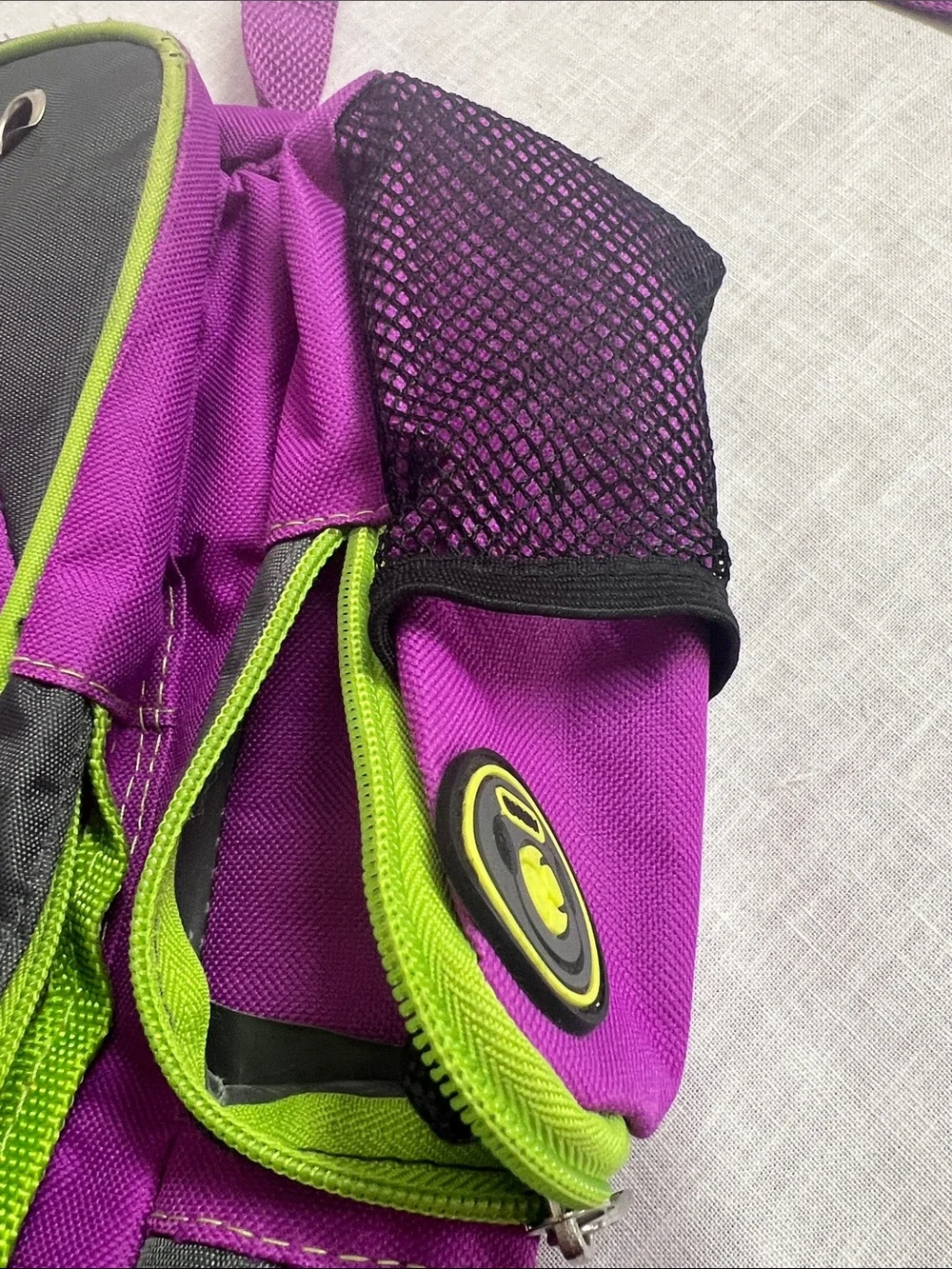 ProSport Purple Backpack with Lime Accents Bay meadow gulf atream